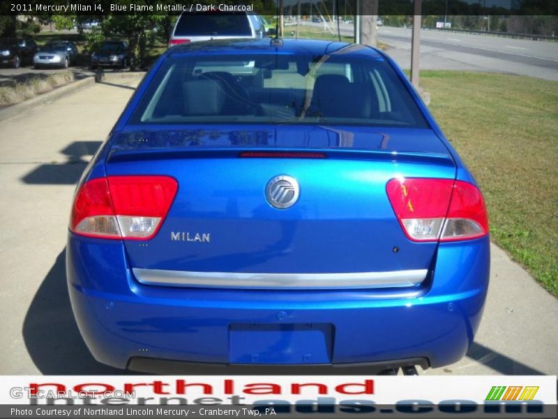 Blue Flame Metallic / Dark Charcoal 2011 Mercury Milan I4