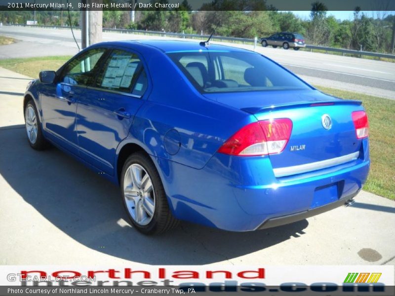 Blue Flame Metallic / Dark Charcoal 2011 Mercury Milan I4
