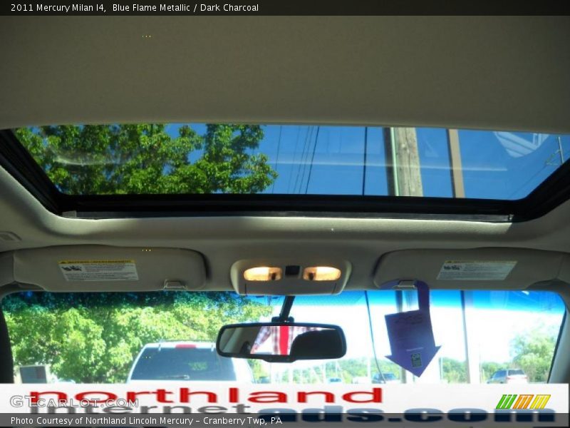 Blue Flame Metallic / Dark Charcoal 2011 Mercury Milan I4
