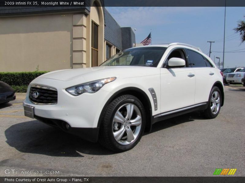 Moonlight White / Wheat 2009 Infiniti FX 35