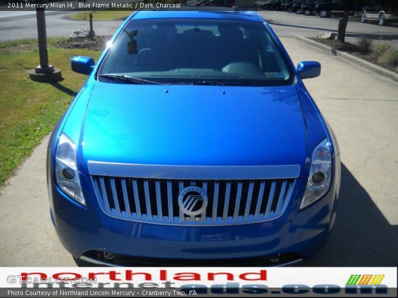 Blue Flame Metallic / Dark Charcoal 2011 Mercury Milan I4