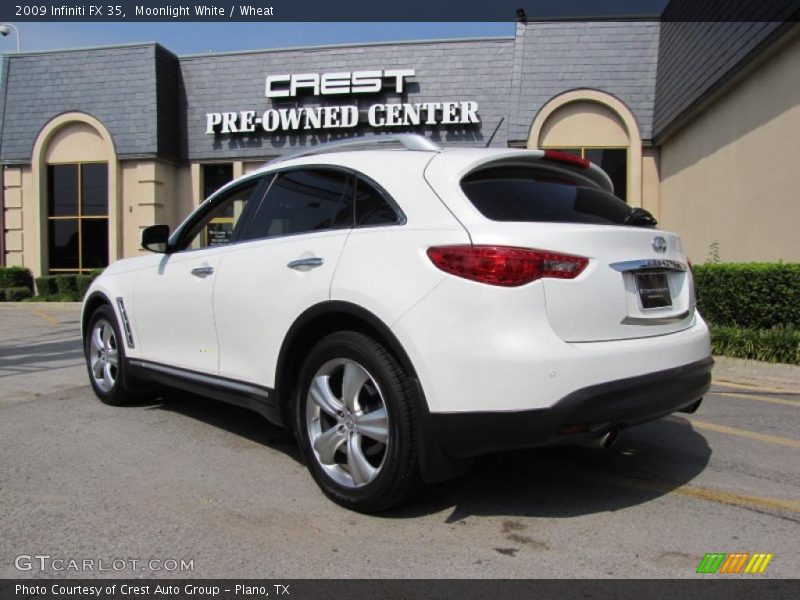 Moonlight White / Wheat 2009 Infiniti FX 35