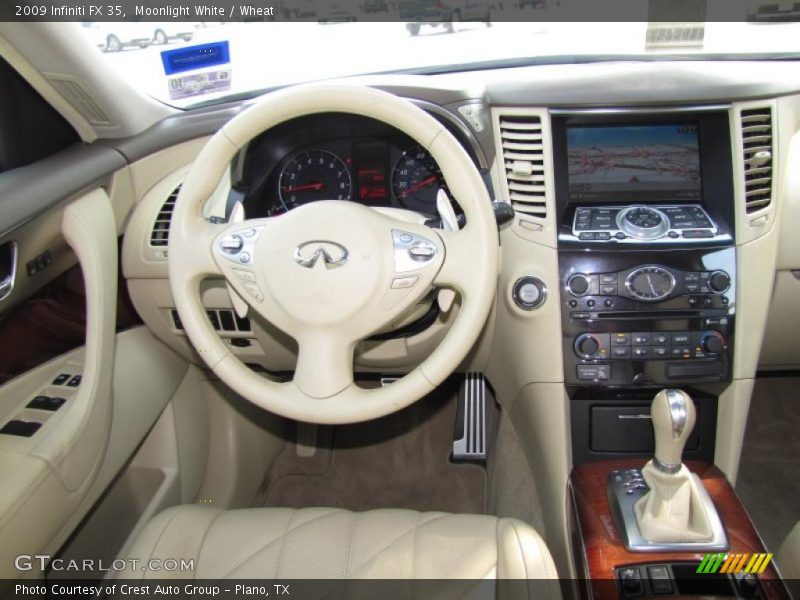 Moonlight White / Wheat 2009 Infiniti FX 35