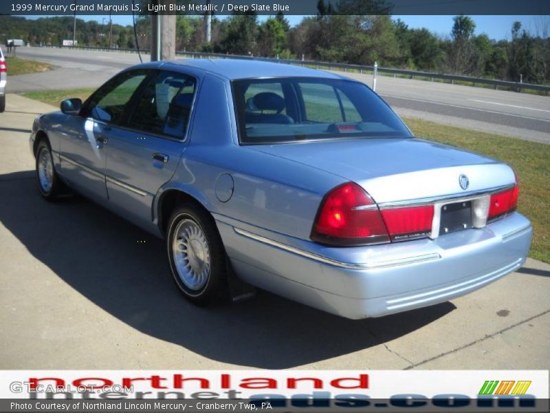 Light Blue Metallic / Deep Slate Blue 1999 Mercury Grand Marquis LS
