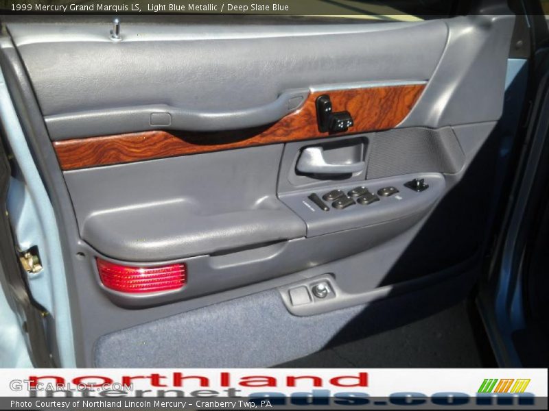 Light Blue Metallic / Deep Slate Blue 1999 Mercury Grand Marquis LS