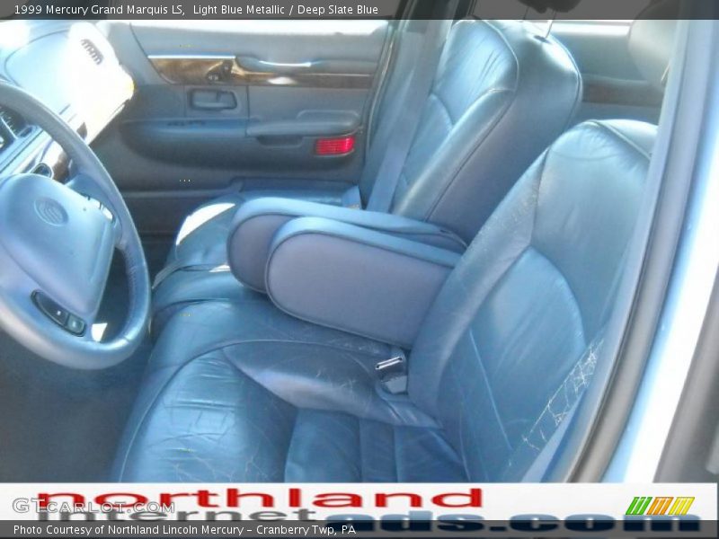 Light Blue Metallic / Deep Slate Blue 1999 Mercury Grand Marquis LS