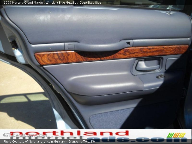 Light Blue Metallic / Deep Slate Blue 1999 Mercury Grand Marquis LS
