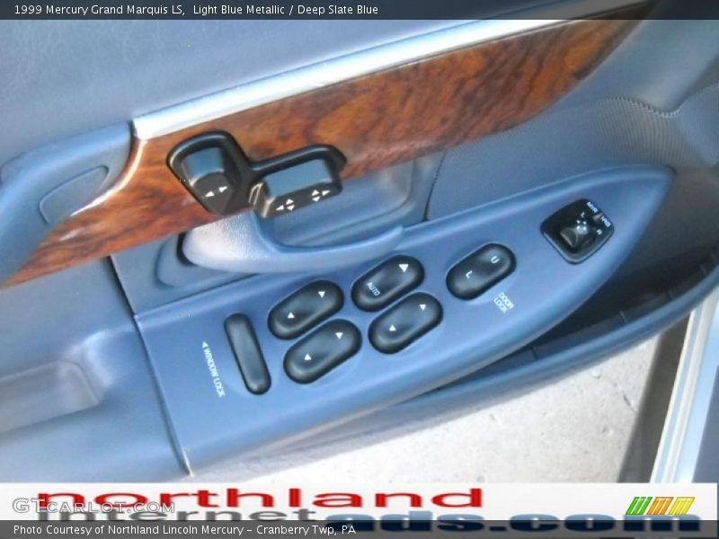 Light Blue Metallic / Deep Slate Blue 1999 Mercury Grand Marquis LS