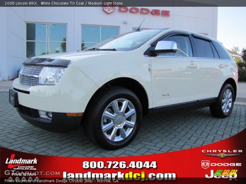 White Chocolate Tri Coat / Medium Light Stone 2008 Lincoln MKX