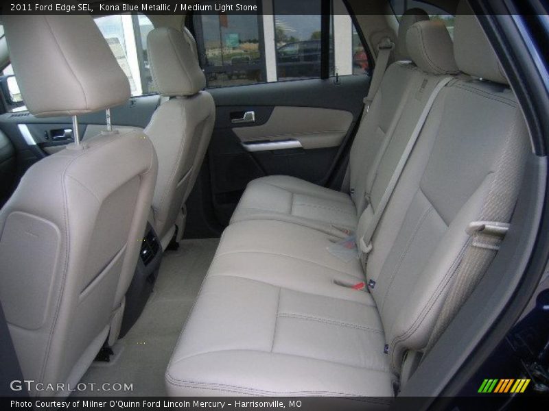 Kona Blue Metallic / Medium Light Stone 2011 Ford Edge SEL
