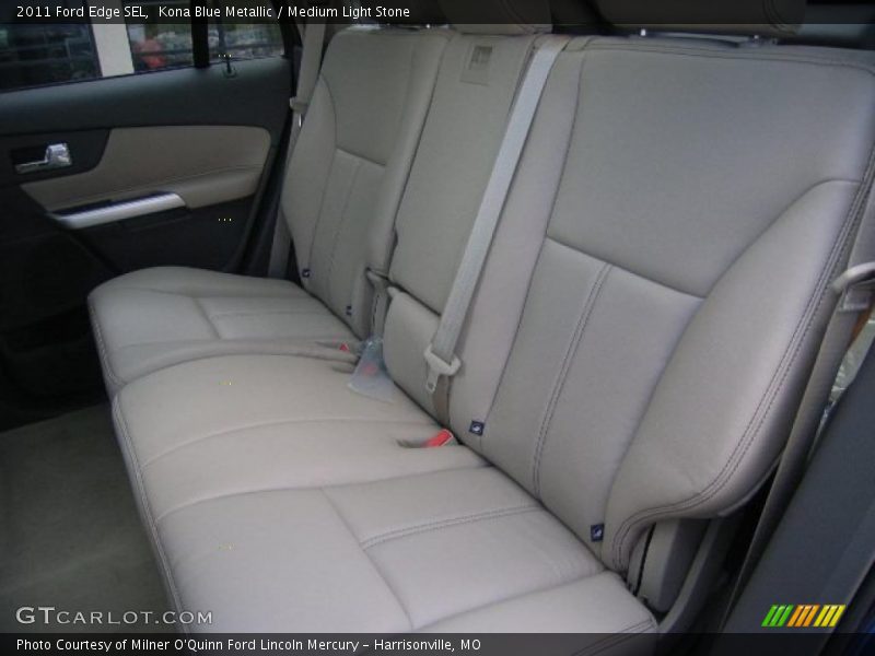 Kona Blue Metallic / Medium Light Stone 2011 Ford Edge SEL