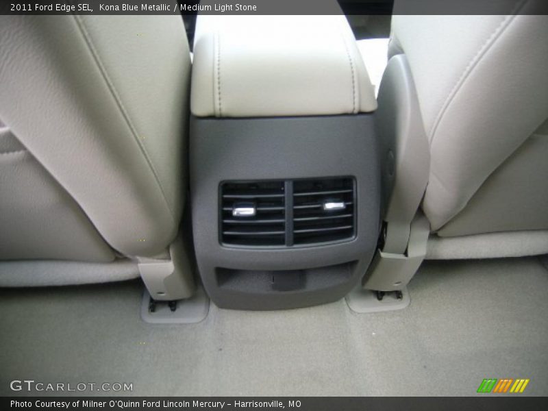 Kona Blue Metallic / Medium Light Stone 2011 Ford Edge SEL