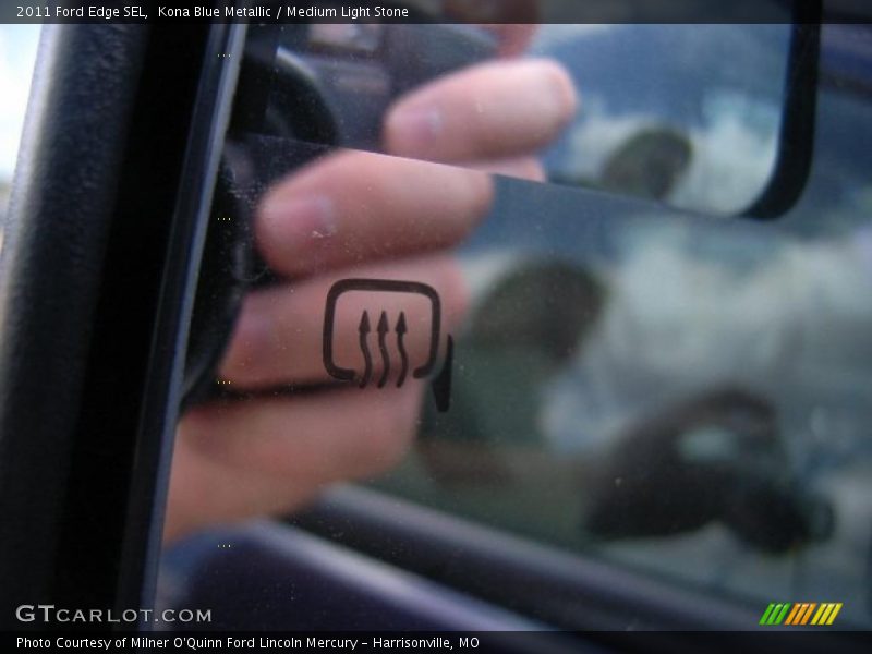 Kona Blue Metallic / Medium Light Stone 2011 Ford Edge SEL