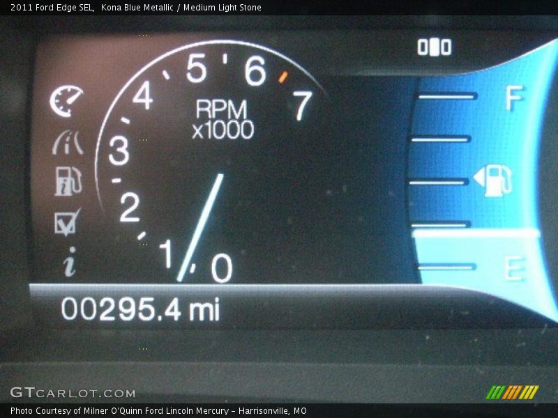 Kona Blue Metallic / Medium Light Stone 2011 Ford Edge SEL