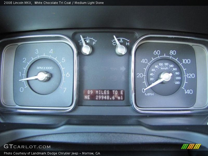 White Chocolate Tri Coat / Medium Light Stone 2008 Lincoln MKX