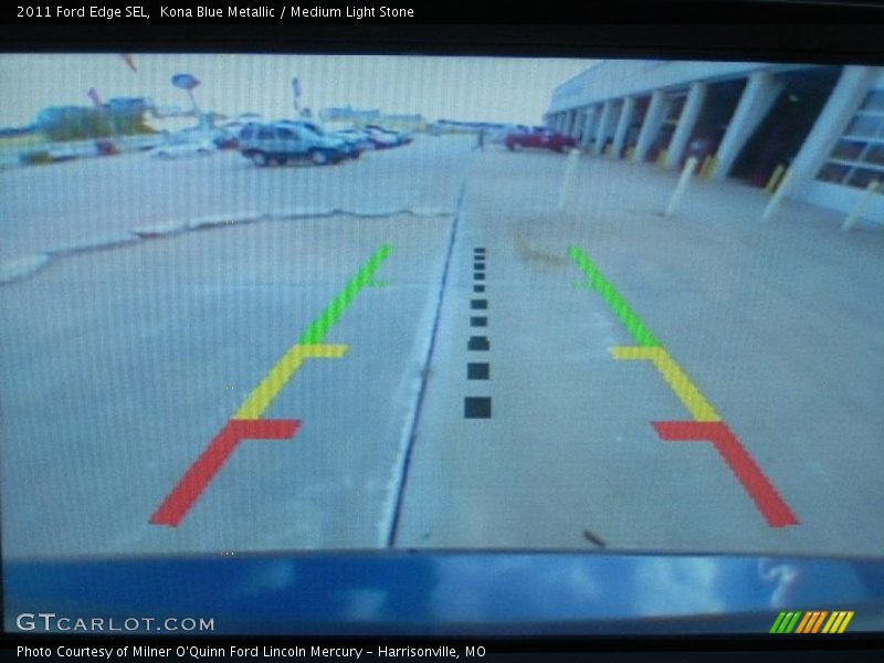 Kona Blue Metallic / Medium Light Stone 2011 Ford Edge SEL