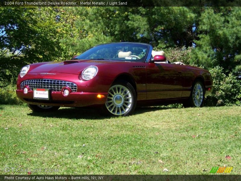 Merlot Metallic / Light Sand 2004 Ford Thunderbird Deluxe Roadster
