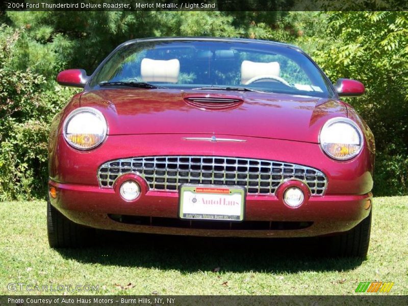Merlot Metallic / Light Sand 2004 Ford Thunderbird Deluxe Roadster