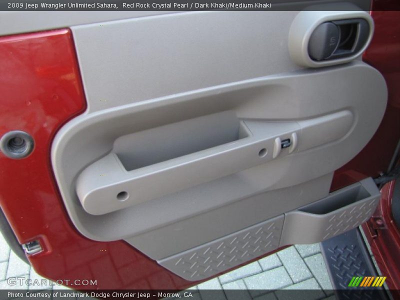 Red Rock Crystal Pearl / Dark Khaki/Medium Khaki 2009 Jeep Wrangler Unlimited Sahara