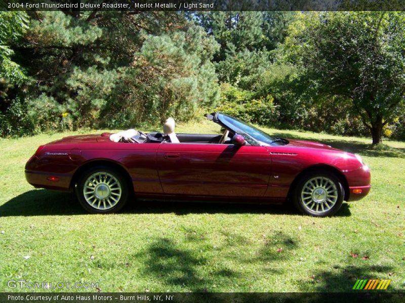 Merlot Metallic / Light Sand 2004 Ford Thunderbird Deluxe Roadster