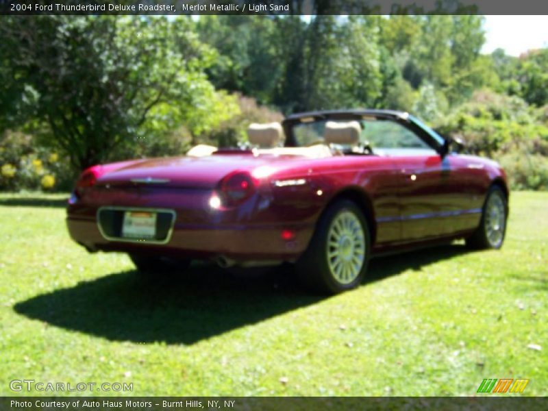 Merlot Metallic / Light Sand 2004 Ford Thunderbird Deluxe Roadster