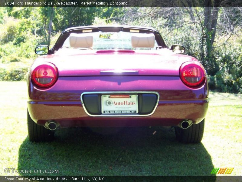 Merlot Metallic / Light Sand 2004 Ford Thunderbird Deluxe Roadster