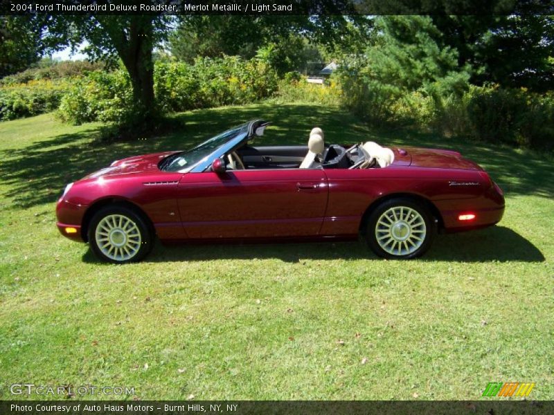 Merlot Metallic / Light Sand 2004 Ford Thunderbird Deluxe Roadster
