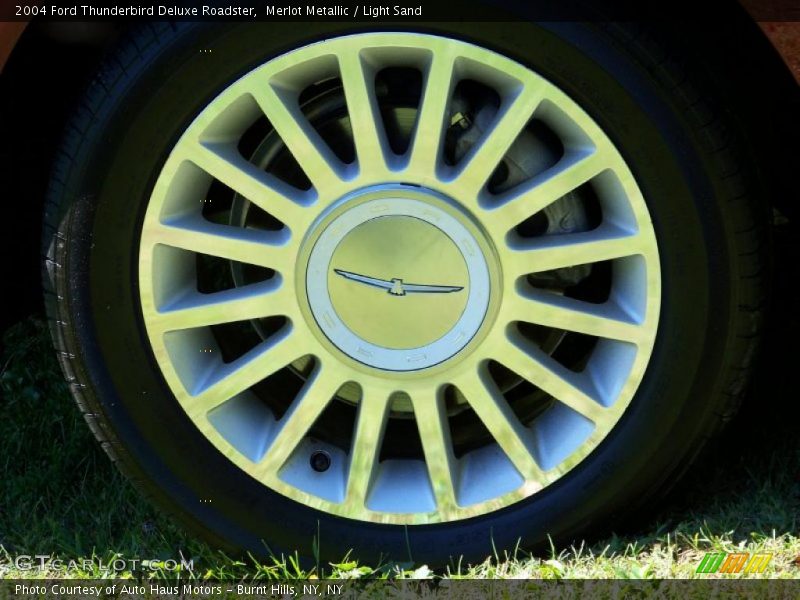 Merlot Metallic / Light Sand 2004 Ford Thunderbird Deluxe Roadster