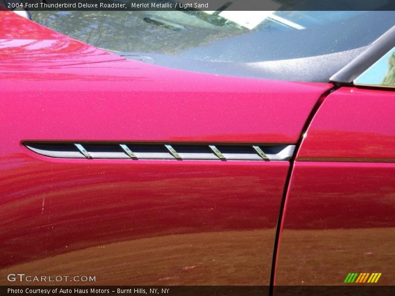Merlot Metallic / Light Sand 2004 Ford Thunderbird Deluxe Roadster