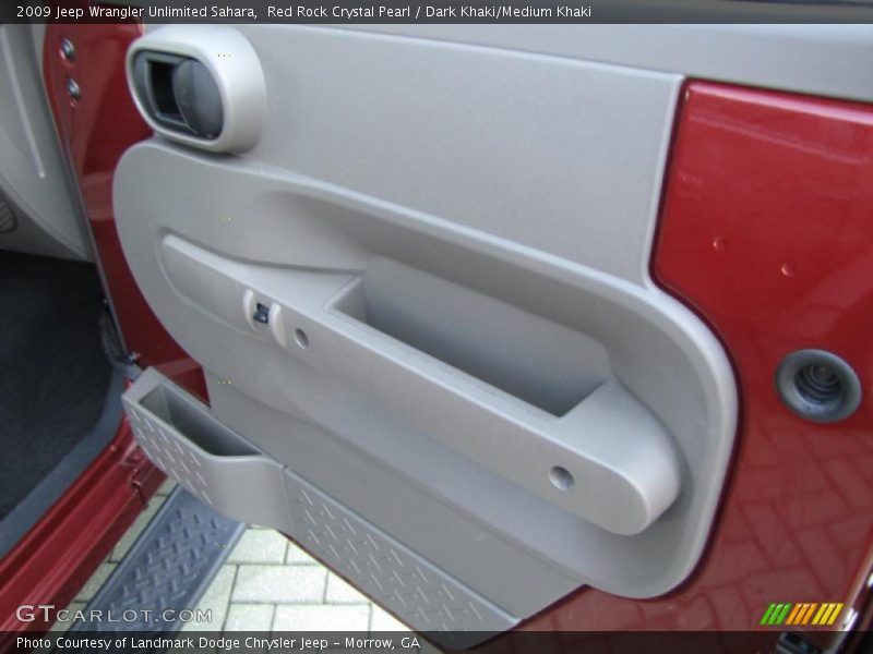 Red Rock Crystal Pearl / Dark Khaki/Medium Khaki 2009 Jeep Wrangler Unlimited Sahara