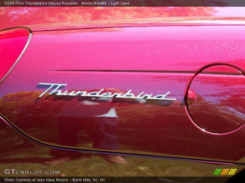 Merlot Metallic / Light Sand 2004 Ford Thunderbird Deluxe Roadster