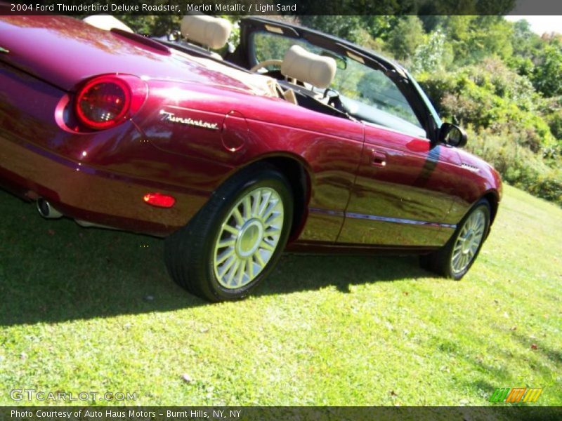 Merlot Metallic / Light Sand 2004 Ford Thunderbird Deluxe Roadster