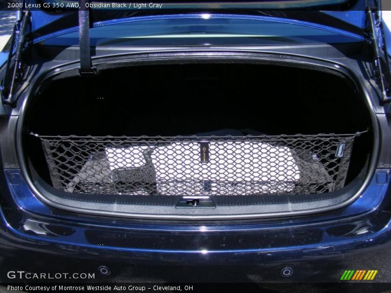 Obsidian Black / Light Gray 2008 Lexus GS 350 AWD