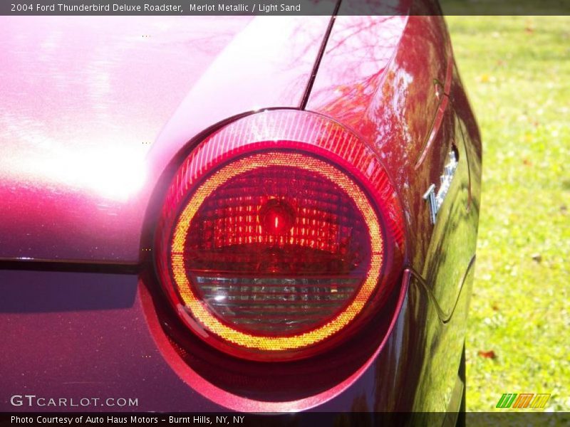 Merlot Metallic / Light Sand 2004 Ford Thunderbird Deluxe Roadster
