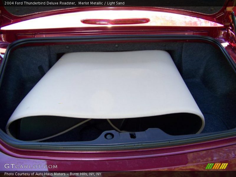 Merlot Metallic / Light Sand 2004 Ford Thunderbird Deluxe Roadster