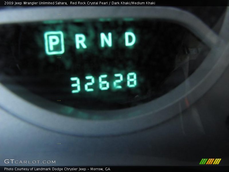Red Rock Crystal Pearl / Dark Khaki/Medium Khaki 2009 Jeep Wrangler Unlimited Sahara