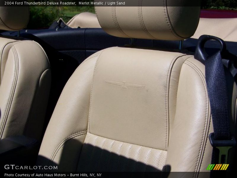 Merlot Metallic / Light Sand 2004 Ford Thunderbird Deluxe Roadster