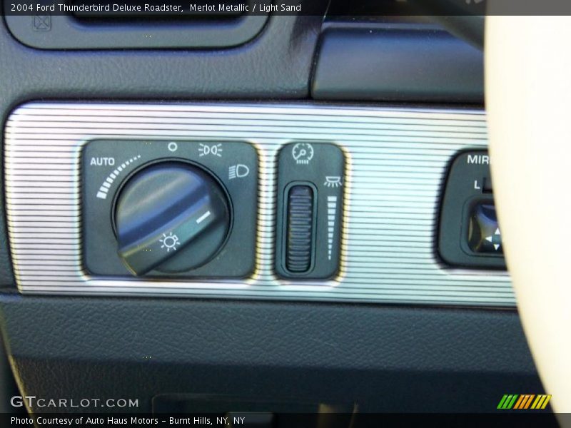 Merlot Metallic / Light Sand 2004 Ford Thunderbird Deluxe Roadster