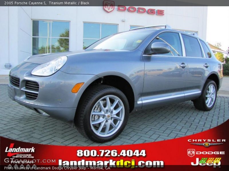 Titanium Metallic / Black 2005 Porsche Cayenne S