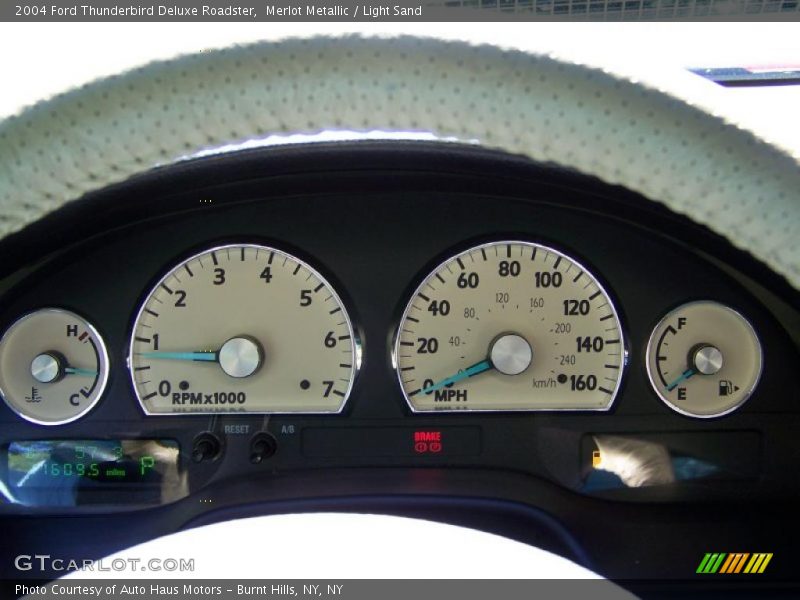 Merlot Metallic / Light Sand 2004 Ford Thunderbird Deluxe Roadster