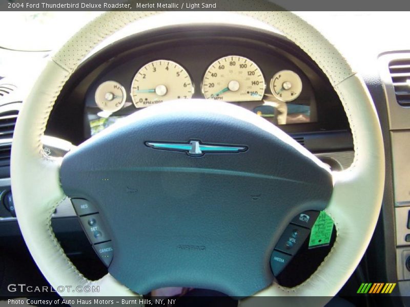 Merlot Metallic / Light Sand 2004 Ford Thunderbird Deluxe Roadster