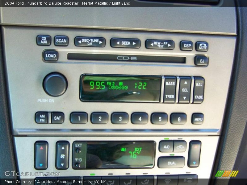 Merlot Metallic / Light Sand 2004 Ford Thunderbird Deluxe Roadster