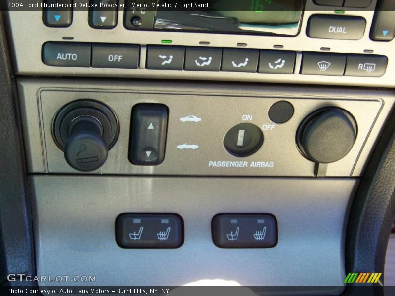 Merlot Metallic / Light Sand 2004 Ford Thunderbird Deluxe Roadster