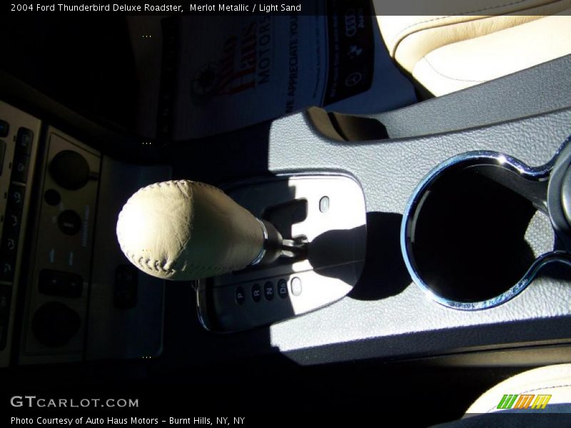 Merlot Metallic / Light Sand 2004 Ford Thunderbird Deluxe Roadster