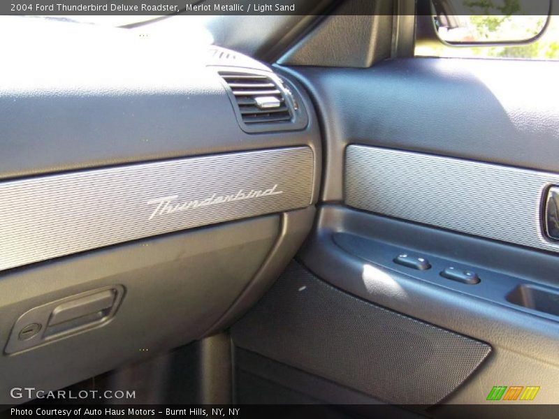 Merlot Metallic / Light Sand 2004 Ford Thunderbird Deluxe Roadster