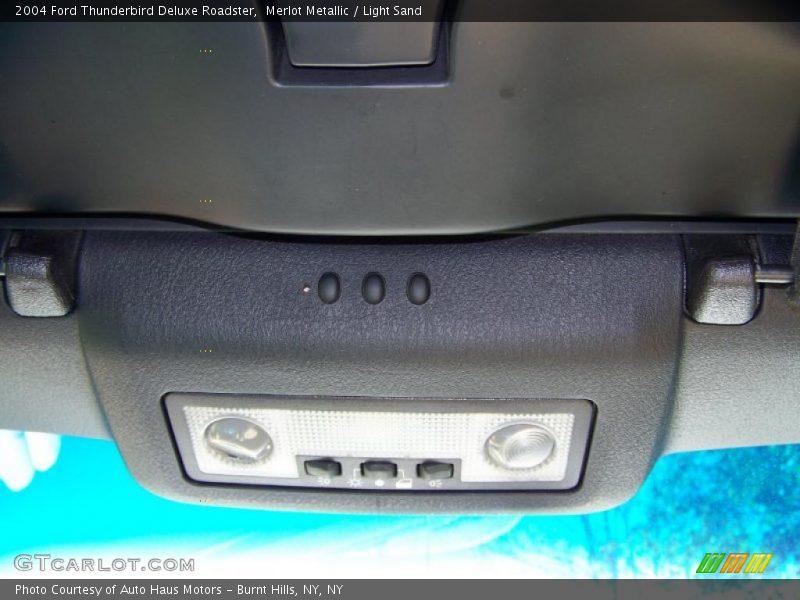 Merlot Metallic / Light Sand 2004 Ford Thunderbird Deluxe Roadster
