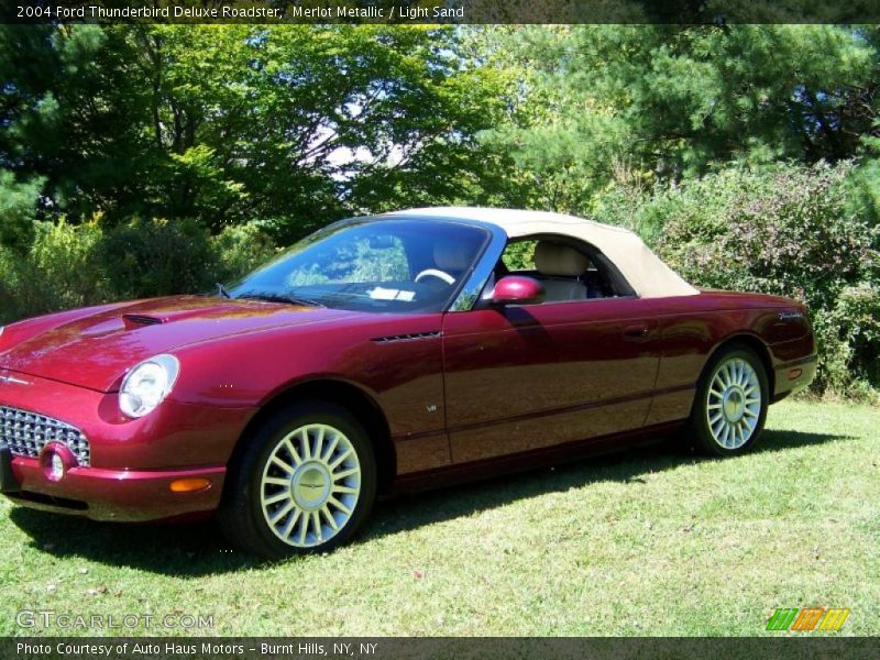 Merlot Metallic / Light Sand 2004 Ford Thunderbird Deluxe Roadster
