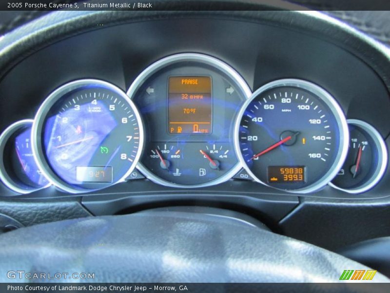 Titanium Metallic / Black 2005 Porsche Cayenne S