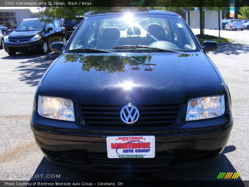 Black / Beige 2002 Volkswagen Jetta GL Sedan