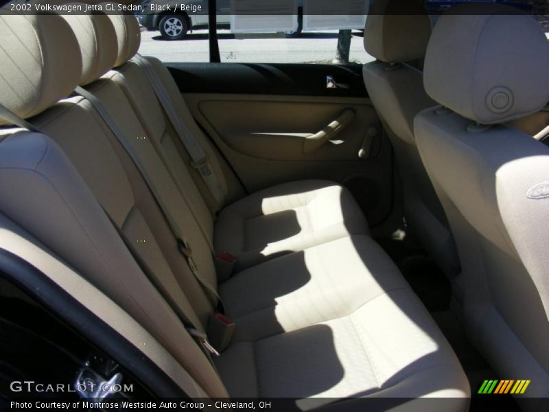 Black / Beige 2002 Volkswagen Jetta GL Sedan